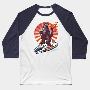 Funny Godzilla - Godzilla Proudly Made in Japan Baseball T-Shirt